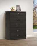 Espresso 5-Drawer Chest 105