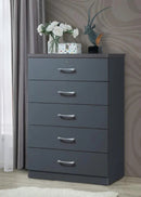 Grey 5-Drawer Chest 106
