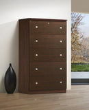 Mahogany 5 Jumbo Drawer Chest 122