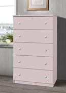 Blush 5 Jumbo Drawer Chest 128