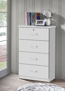 White 4-Drawer Chest 141