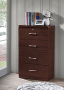 Mahogany 4-Drawer Chest 142