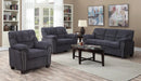 Gray Chenille Sofa Set 1456
