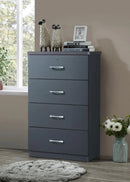 Grey 4-Drawer Chest 146