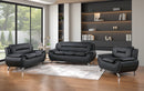 Black Modern Sofa Set 1570