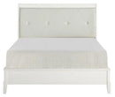 Cotterill Queen Upholstered Sleigh Bed in Antique White 1730WW-1*