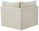 Jacob Cream Velvet Corner
