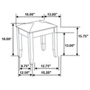 Felicity Makeup Vanity Stool