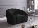 Riley Black Velvet Chair