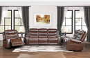 Putnam Power Reclining Chair in Brown 9405BR-1PW