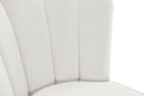 Lily Cream Velvet Stool