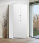 White 2-Door Wardrobe 301