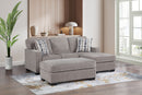 Taupe Reversible Sofa Chaise with Ottoman 3041