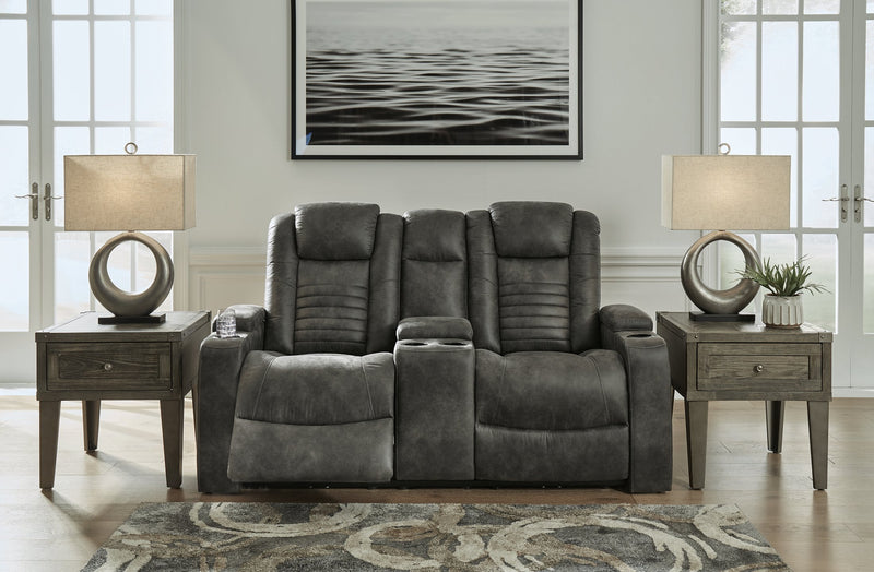 Soundcheck Power Reclining Loveseat with Console