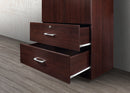 Mahogany 2-Door Wardrobe with 2 Drawers 312
