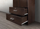 Espresso 2-Door Wardrobe with 2 Drawers 315
