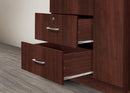 Mahogany 3-Door Wardrobe with 2 Drawers 322