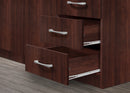 Mahogany 3-Door Wardrobe with 3 Drawers 332