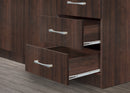 Espresso 3-Door Wardrobe with 3 Drawers 335