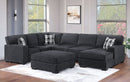 Gray U-Shaped Sectional 3644