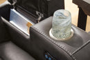 Fyne-Dyme Power Reclining Loveseat with Console