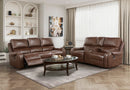 Newnan Double Glider Reclining Love Seat with Center Console, Receptacles and USB Ports