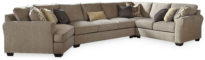 Pantomine Sectional with Cuddler