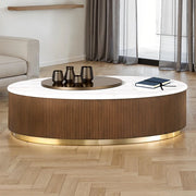 Mesa de centro ovalada Virden