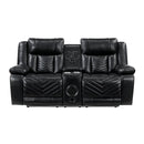 Huron Power Double Reclining Love Seat With Center Console