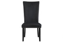 D03 Black Velvet Dining Chair