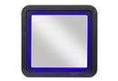 Beckett Wht/Blk Mirror W/ LED