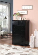 Black 6-Drawer Chest 510