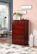 Mahogany 6-Drawer Chest 512