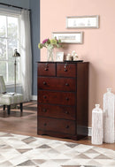 Espresso 6-Drawer Chest 515