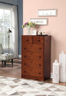 Mocha 6-Drawer Chest 517