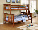 Mocha Mission Twin over Full Bunk Bed 5207