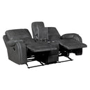 Newnan Double Glider Reclining Love Seat With Center Console