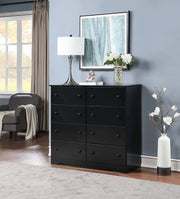 Black 8-Drawer Dresser 590
