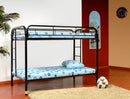 Black Metal Twin over Twin Bunk Bed 5900