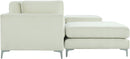 Julia Cream Velvet Modular Sectional (6 Boxes)