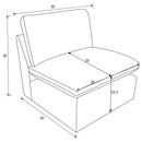 Collins Armless Chair