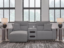 Modmax II Power Reclining Sectional with Chaise and Audio Console