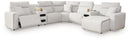 Modmax II Power Reclining Sectional with Chaise and Audio Consoles