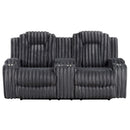 Phyllis Double Reclining Love Seat With Center Console And Cup Holders