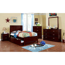 PRIAM Full & Twin Bed, White/Gray, Pink, Chrome, & Yellow