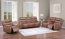Brown Power Reclining Sofa Set 7412