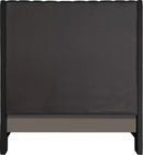 Fritz Black Velvet King Bed