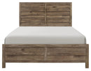 Mandan Full Panel Bed in Weathered Pine 1910F-1*