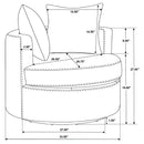Debbie Swivel Accent Chair
