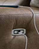 Beckley Place Power Reclining Loveseat with Console